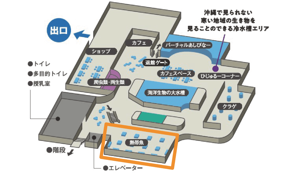 1F floor map