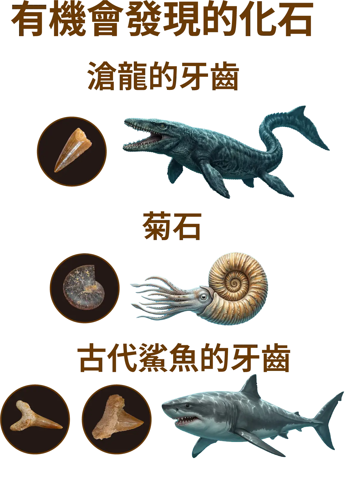 有機會發現的化石